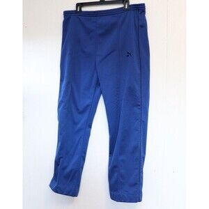 Puma Vintage Blue Sportswear‎ Athletic Windbreaker Tracksuit Track Pants Y2K